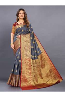  LICHI SILK SAREE WITH RICH PALLU sarees catalogs