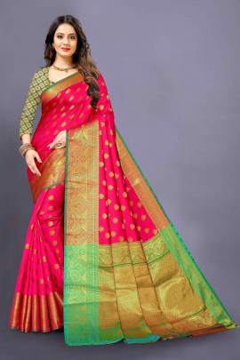 LICHI SILK SAREE WITH WEAVING ZARI WITH RICH PALLU FULL CATALOGE sarees catalogs