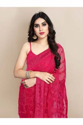 NET SAREE CATALOGE  WITH ALL OVER EMBROIDERD AND STONE  sarees catalogs
