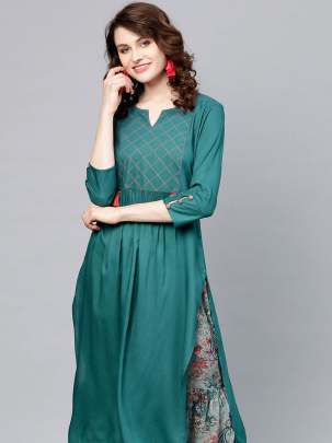 Women Teal Blue & Grey Solid Suit designer suits